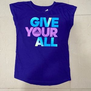 Kids Adidas workout t-shirt